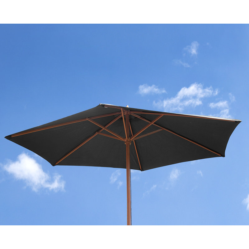 Tulare 270cm Market Parasol, Black