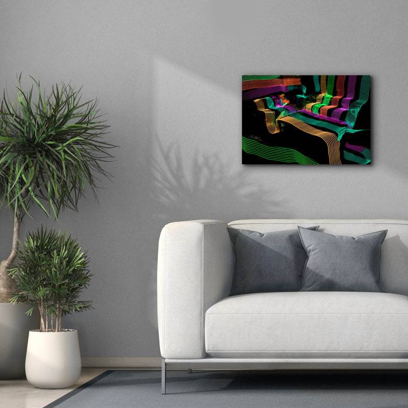 «Led Lights 4» par Ben Heine, H 12 po x l 16 po x P 0,75 po