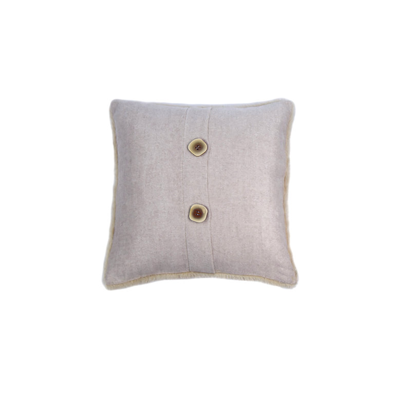 Branstetter Square Throw, 50x50, Beige