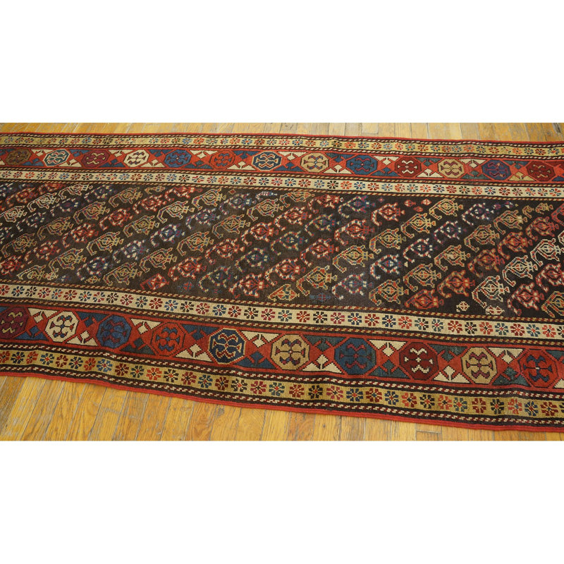 Hand Knotted Wool Geometric Area Rug