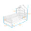 Lit maison en bois avec tablettes de tête de lit-359401694-359401692