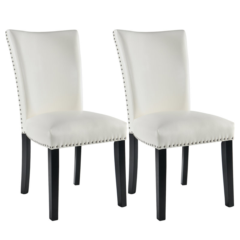 Terress Upholstered Dining Chair, Creamy White