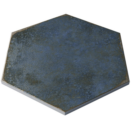 Mandalay Hex 9.13 in. x 10.51 in. Polished Concrete Look Porcelain Floor and Wall Tile