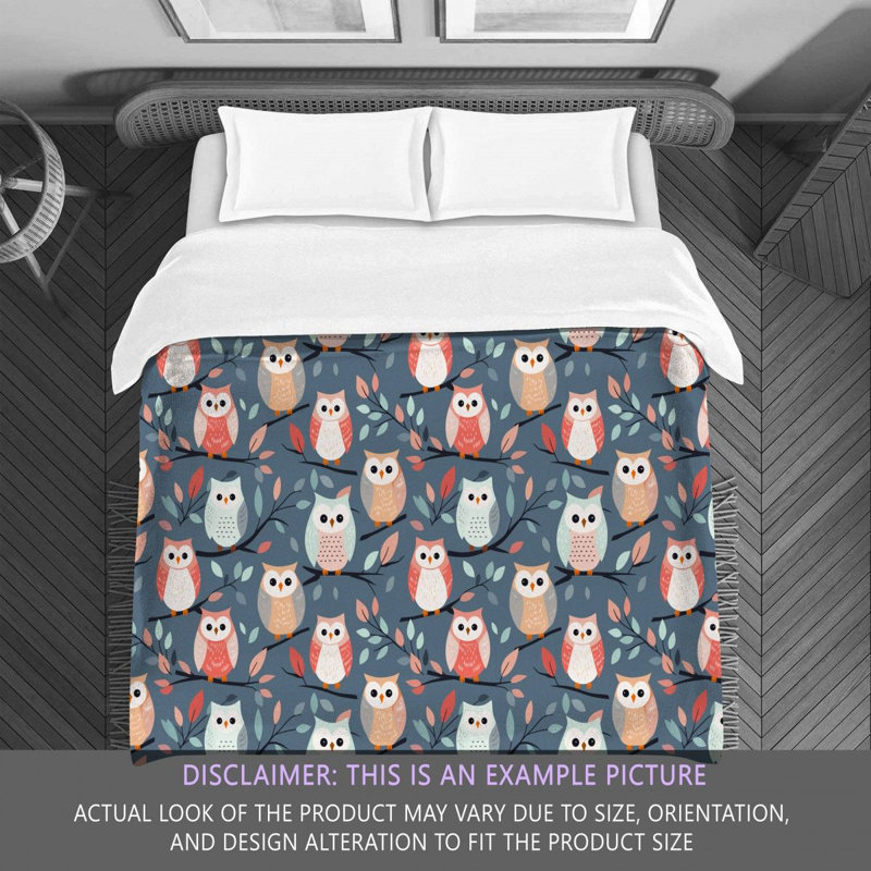 Owl MeikeMeike Bedding, Twin Comforter