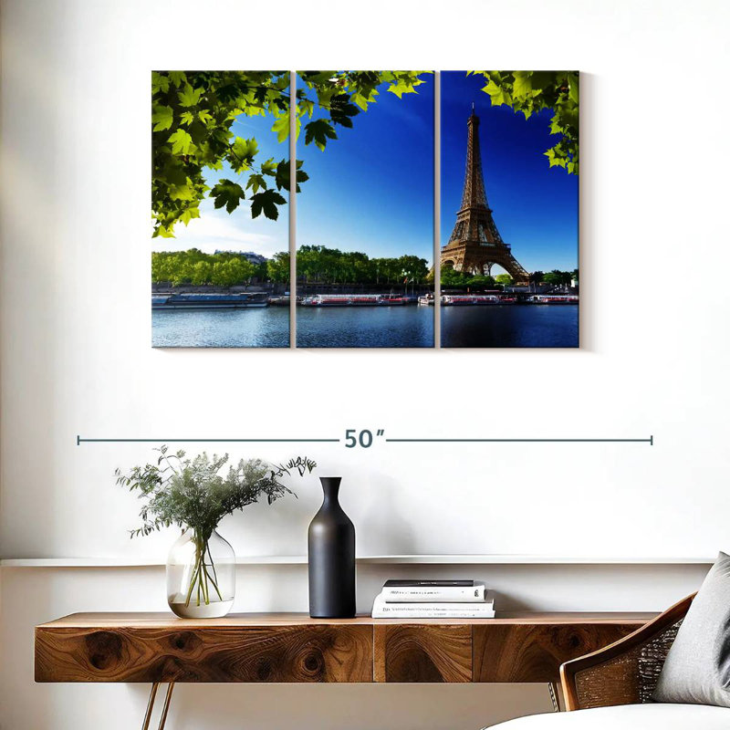 Sebbie Iconic Eiffel Tower, 24" H x 38" W
