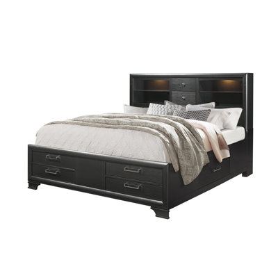 Grey Storage Bed