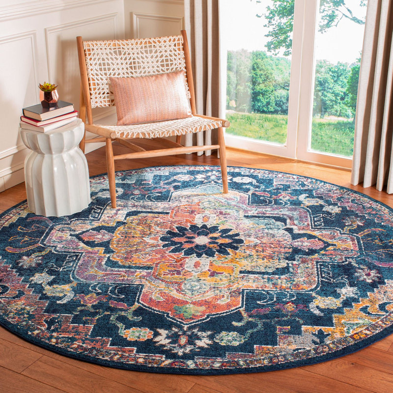 Haneul Performance Oriental Rug, Round 7'