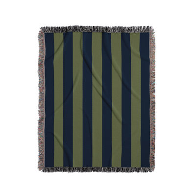 Cassian Abstract Cotton Blend Blanket Throw