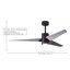 LED Downrod Ceiling Fan-364720244-291225116-287126882