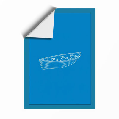 Simple Rowboat Minimalist - Print