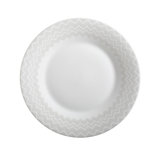 Missoni Dinner Plate Zig Zag White Set 2 Pcs. Diam. 10.75"