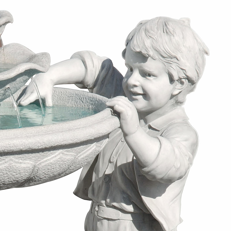 Fontaine sculpturale en résine pour enfant