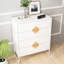 Commode de chambre à coucher 4 tiroirs - Stable E1, poignée carrée, avec tiroirs