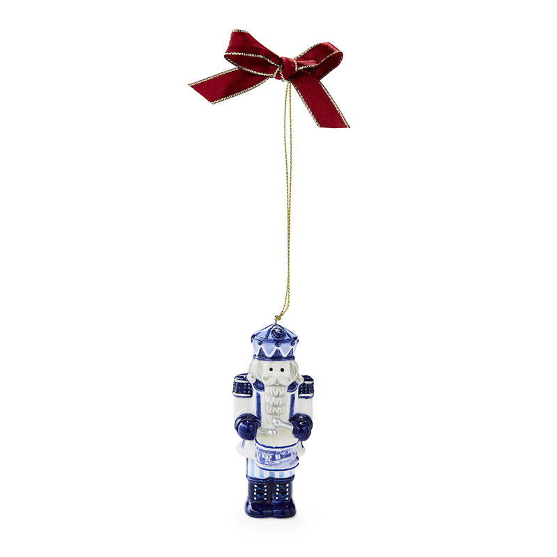 Ornement bleu casse-noisette italien
