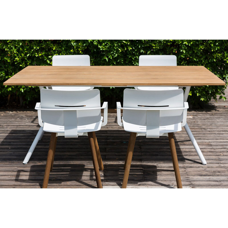 Reef Rectangular Dining Table, Nordic Black HPL, Anthracite, 29.5" H x 94.5" W x 39.38" D