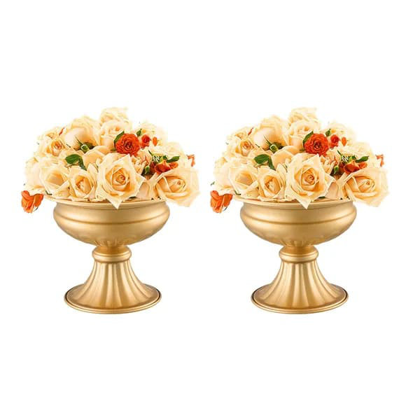 Support floral pour table en métal doré 10 pièces 16 cm / 6,3 pi VEVOR
