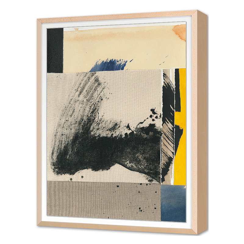 Assemblage 5 Print by Ngo, PC, Maple Single Picture Framed, 44'' H x 33'' W