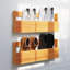 4 Pair Solid Wood Shoe Rack