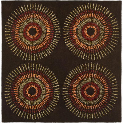 Amier Hand Tufted Wool Geometric Rug