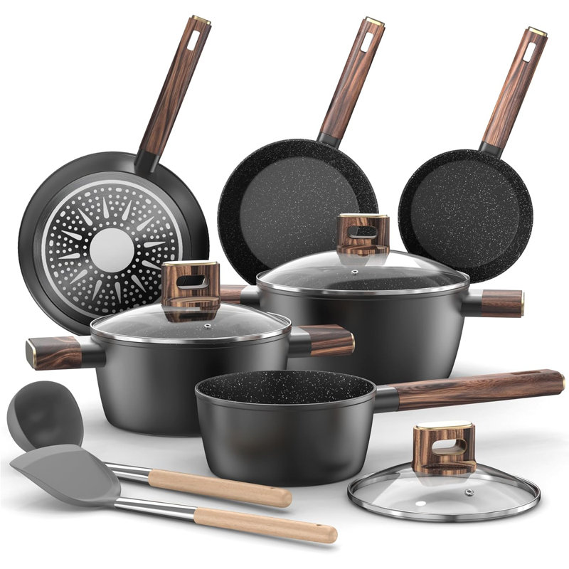 batterie de cuisine de 17 pièces