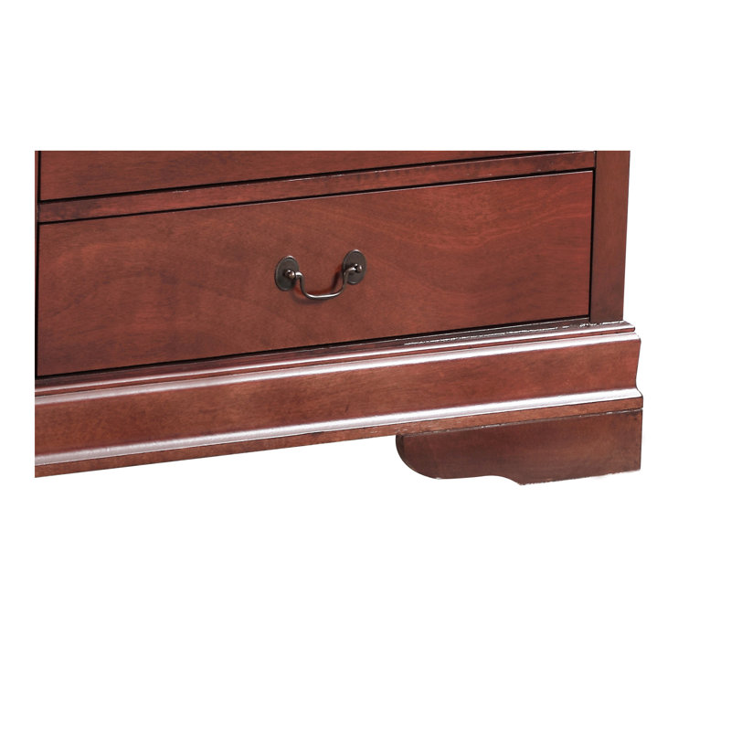 Commode Glory Furniture Louis Phillipe G3100-D, cerise