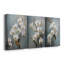 Floral Study Series LXIV - Ensemble de 3 toiles tendues avec châssis - Prêt à être accroché-1308929213
