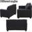 57" Modern Loveseat Sofa With Nailhead Trim And Square Arms-440427343