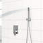 Double système de douche carré - Fonction murale de 10 pouces