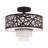 Fabric Semi Flush Mount-22375461