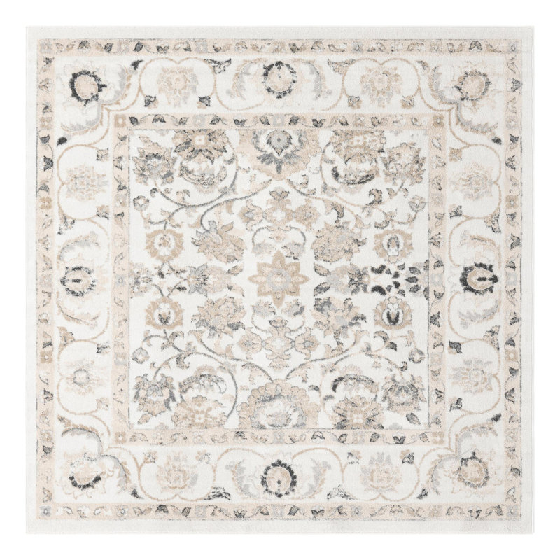 Hilley Oriental Indoor Rug, Square 7'10"