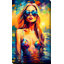 Summer Girl in Bikini - peinture sur toile tendue-88068995