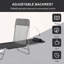 Chaise longue pliante avec dossier réglable et coussin de tête réglable de 0 à 180 °-125484616