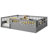 Rivvi Montessori Floor Bed With High Guardrails, LED Light And Storage Shelf-116085300-116085302