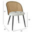 Chaise d'appoint rembourrée en rotin Atwater-1519845856