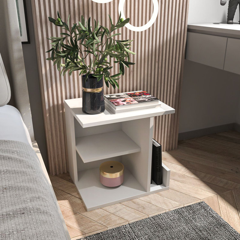 Table de nuit, Blanc