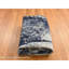 Tapis oriental gris en laine et en soie noué à la main 8 pi x 9 pi 9 po AEC4F6F89275444792B3F6924237C71F