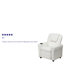 Contemporary Kids Recliner with Cup Holder and Headrest-707018195
