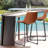 Comfortable And Stylish Counter Height Bar Stools With Ergonomic Design And Premium Leather Upholstery