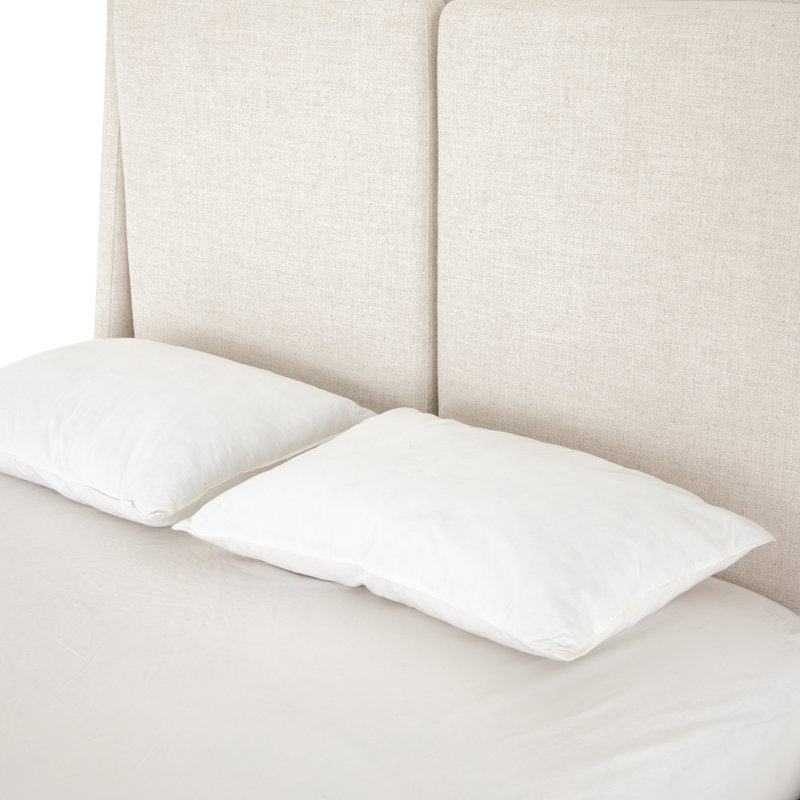 Potter Upholstered Wingback Bed, Queen, Dover Crescent