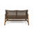 HAMPTON WOOD + WICKER LOVESEAT-1008195193