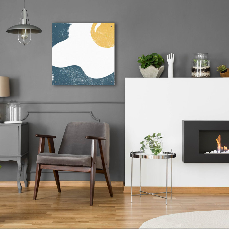 «Sunny Side 2» par Moira Hershey, art mural en verre acrylique, H 24 po x l 24 po x P 0,2 po