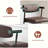 2-Pack Adjustable Swivel Bar Stools, Faux Leather Counter Height Stools-1746085088