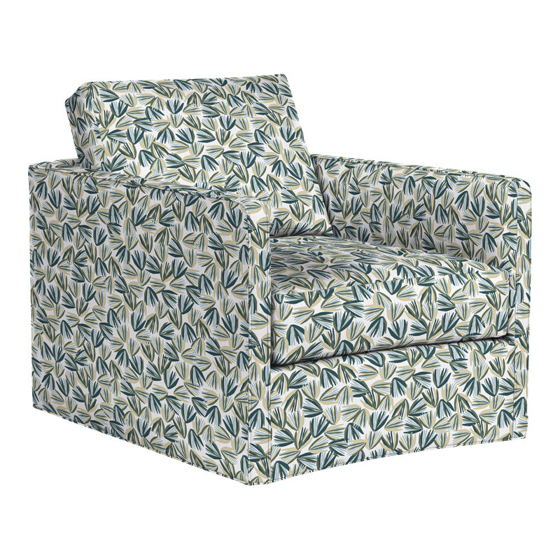 Chaise pivotante Wynne, Perigold Palmetto Verdigris