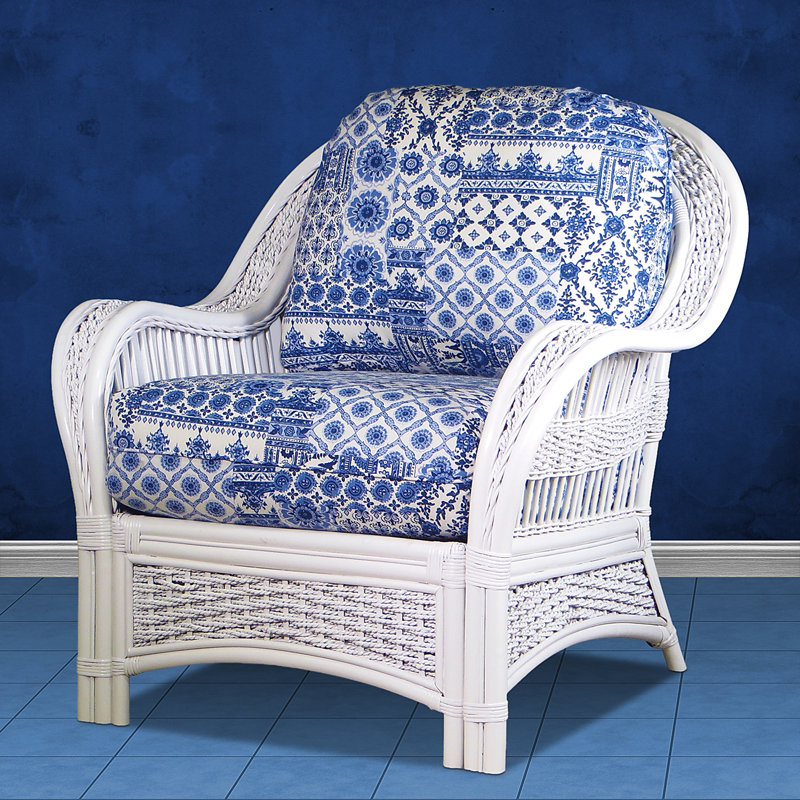 Regatta Upholstered Armchair, Caribbean Blue