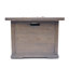 Motif de patio extérieur en bois H 24 po x l 32 po à combustion au gaz, 40 000 BTU