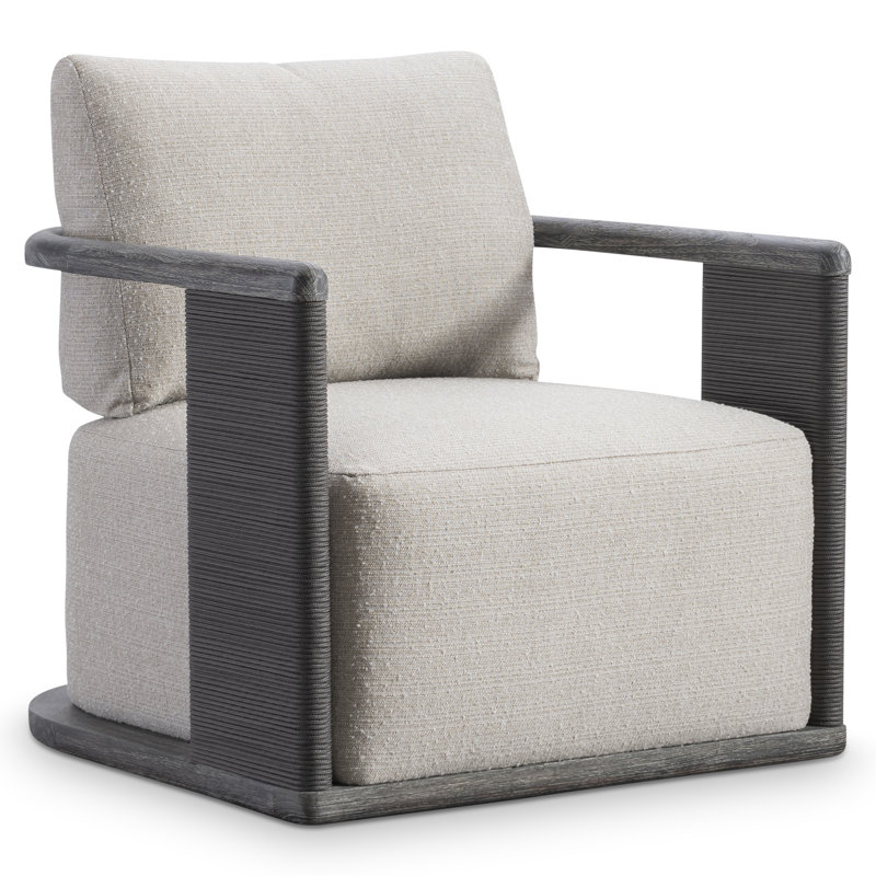 Andros Outdoor Teak Swivel Lounge Chair