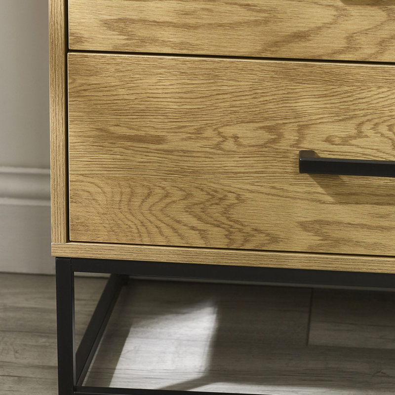 Bolesta Light Oak Effect 6 Drawer Chest