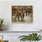 Longhorns -Framed Print - Restickable