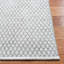 Tapis gris en coton tissé à plat à la main Evansdale-1310267557