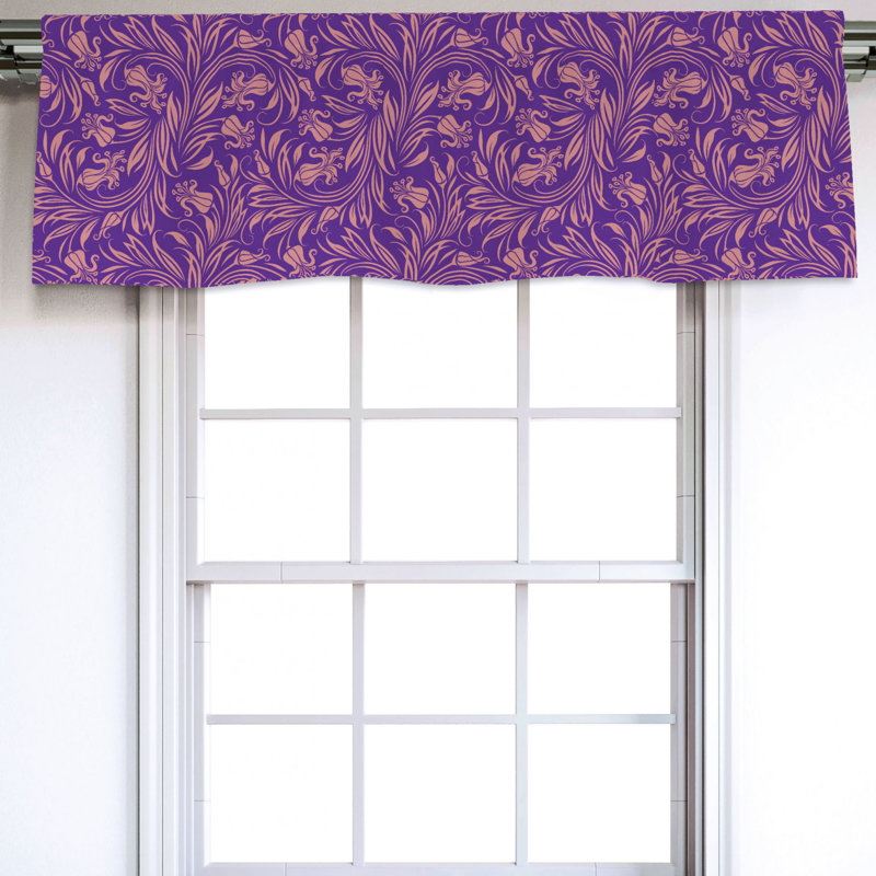 Sateen Ruffled Window Valance